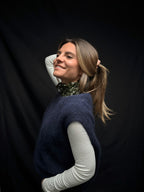Col réversible - Broderie / Kaki