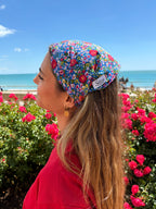 Bandana Fleurs rouges